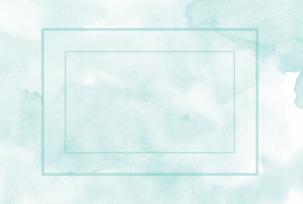 What your fragrance says about you, a blue watercolor background with a rectangle